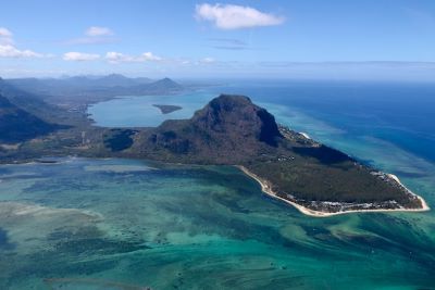 Le Morne Brabant piękny półwysep na Mauritiusie