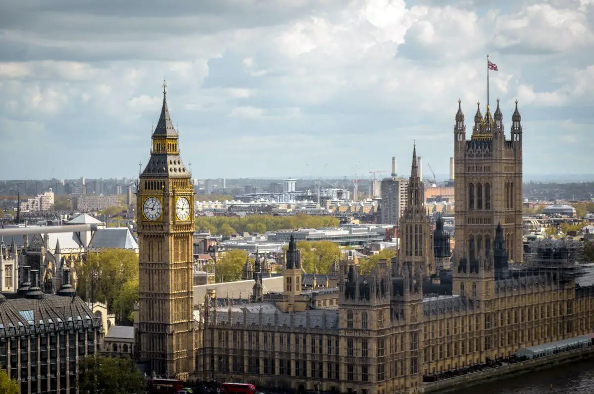 tower of london widok z góry