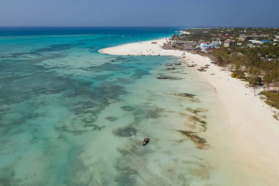 Gdzie leży Zanzibar brzeg