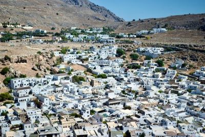 Lindos piękna miejscowość na Rodos