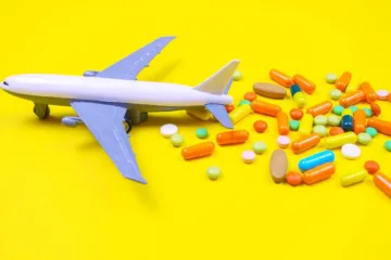 leki psychotropowe w samolocie